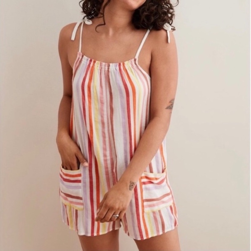 Aerie Striped Romper